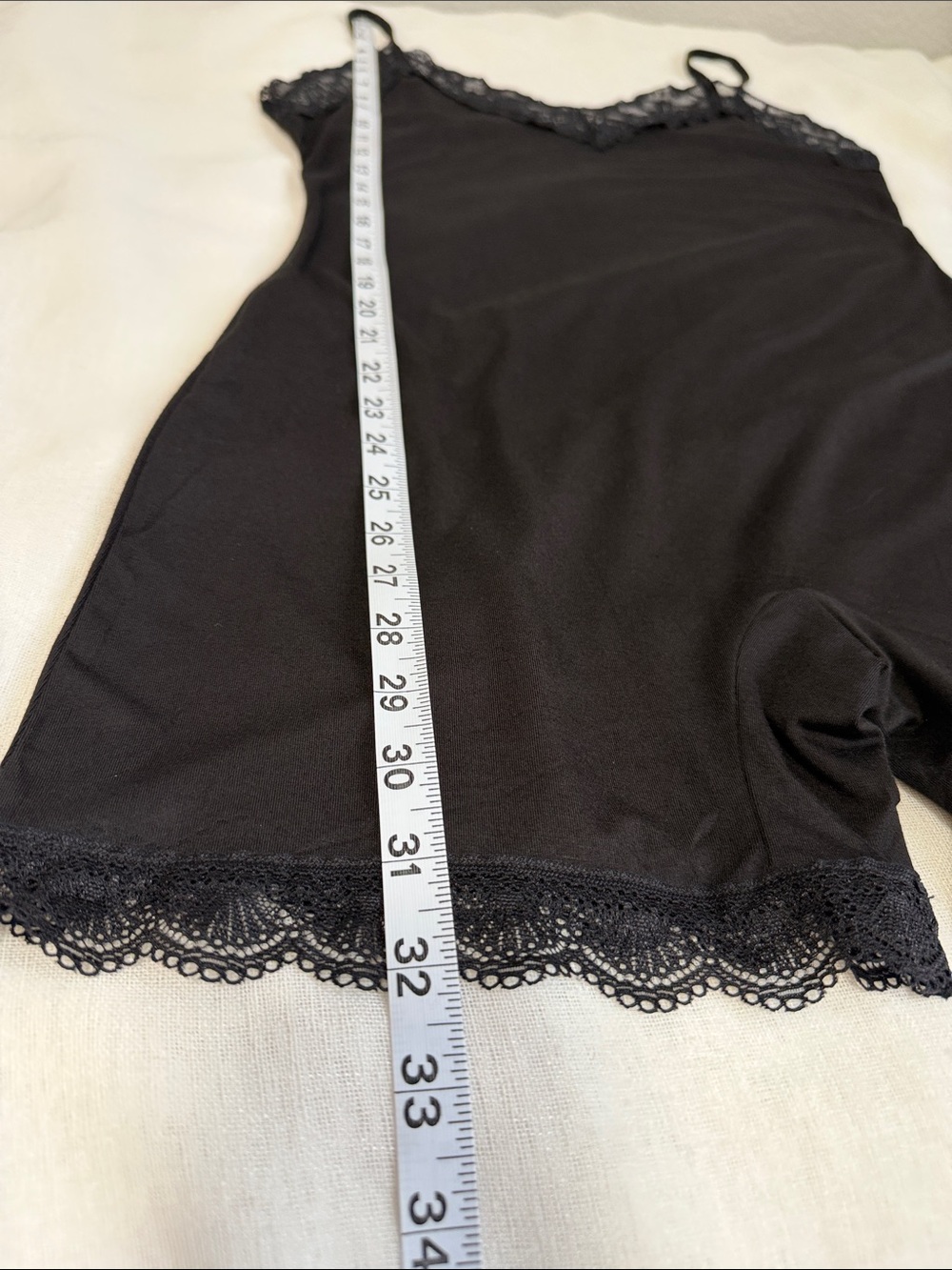 Women’s Jumpsuit Spaghetti Straps Lace V Neck Sleeveless Short Romper Black L - Picture 10 of 16